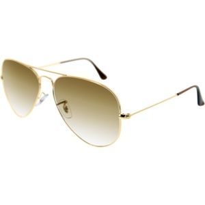 Ray-Ban Men's Gradient Aviator Gold Sunglasses